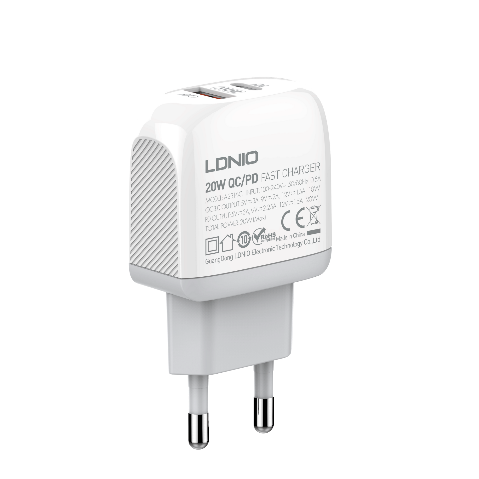 Ldnio PD + QC3.0 Charger A2316C