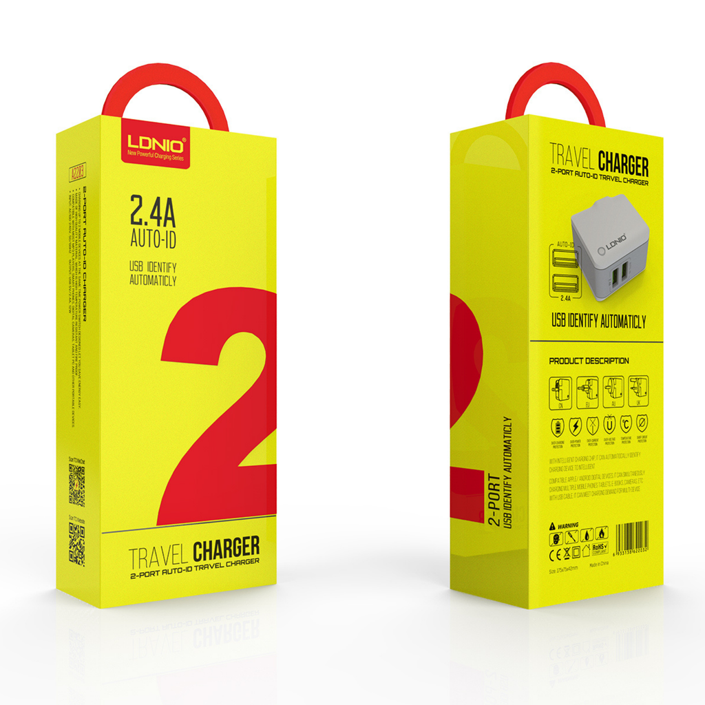 Ldnio 2.4A Auto-ID A2203