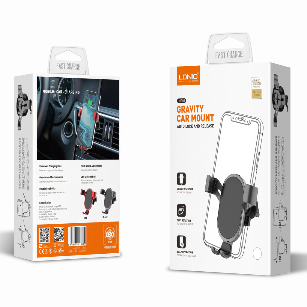 Ldnio Gravity Car Mount MG01