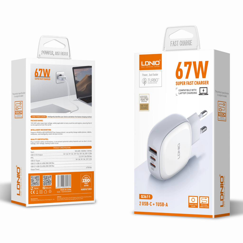 Ldnio Super Fast Charger Q3611