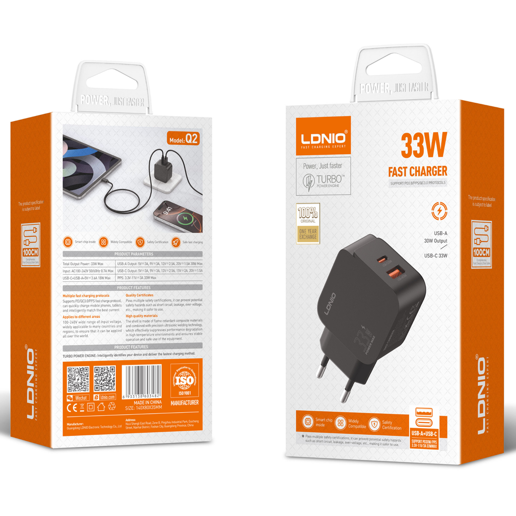 Ldnio Fast Charger Q2