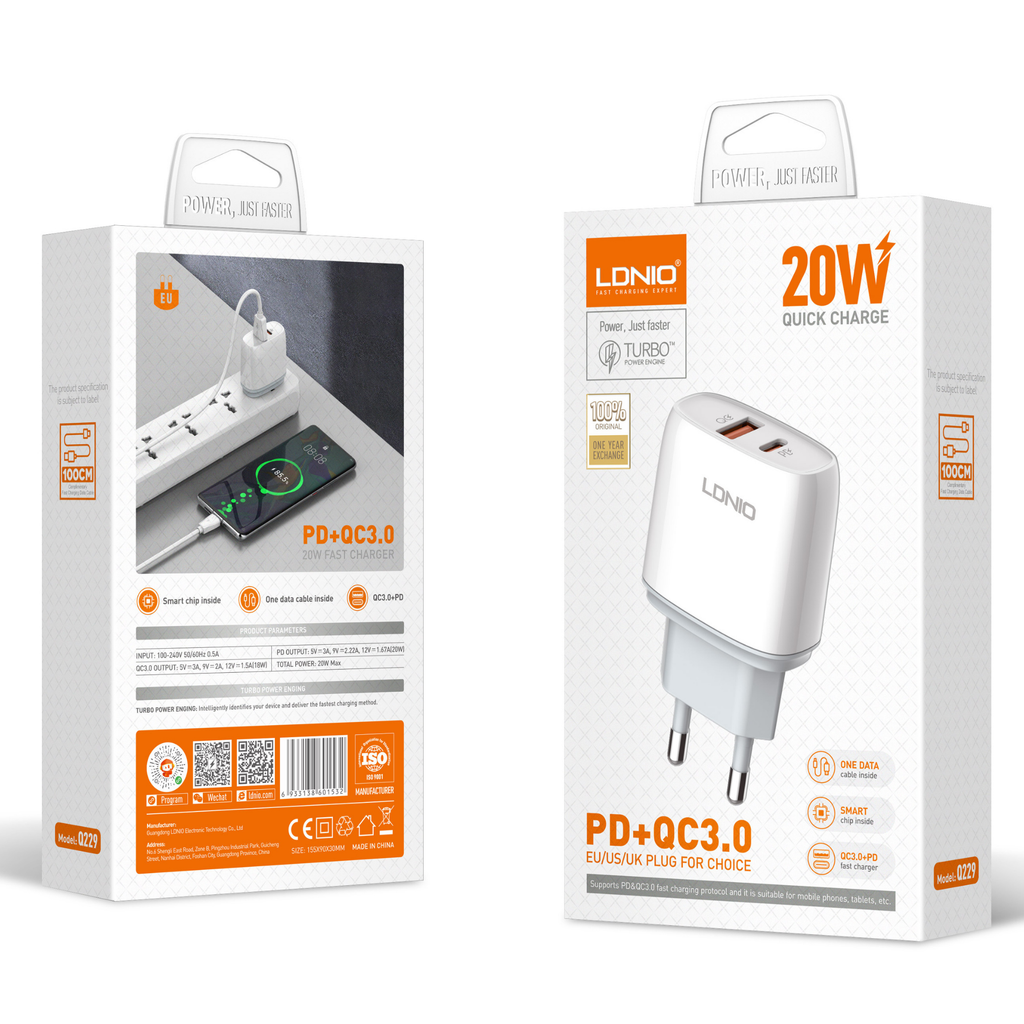 Ldnio Quick Charger Q229