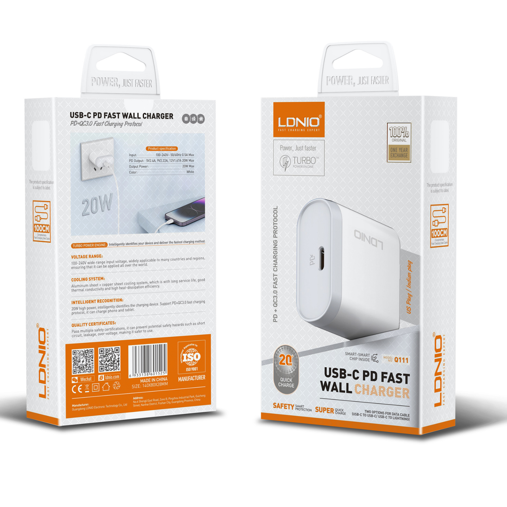 Ldnio USB C Fast Wall Charger Q111