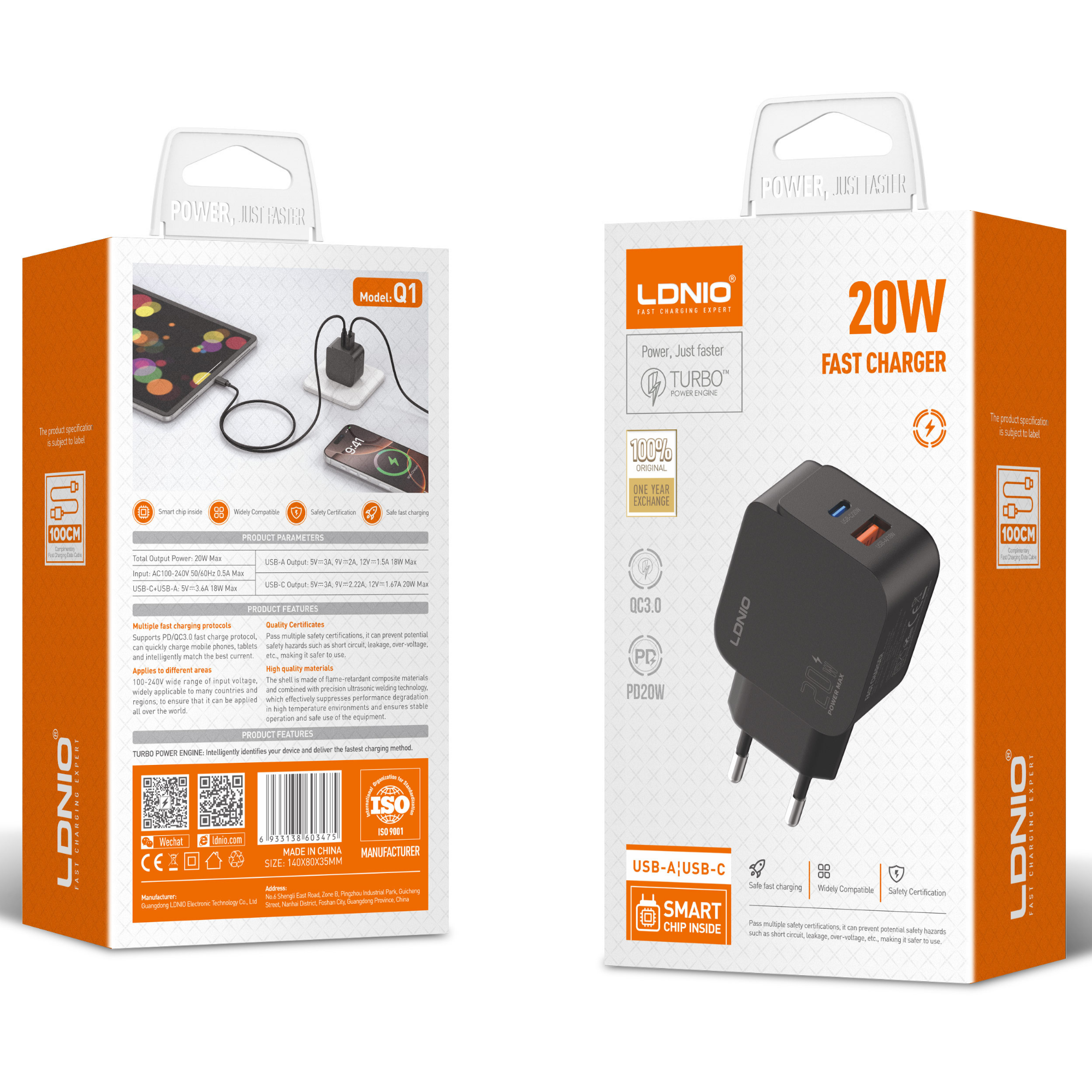Ldnio Fast Charger Q1