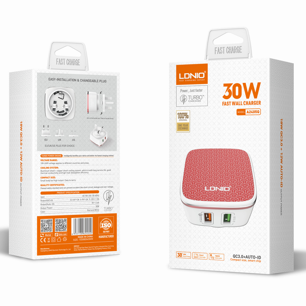 Ldnio Fast Wall Charger A2405Q