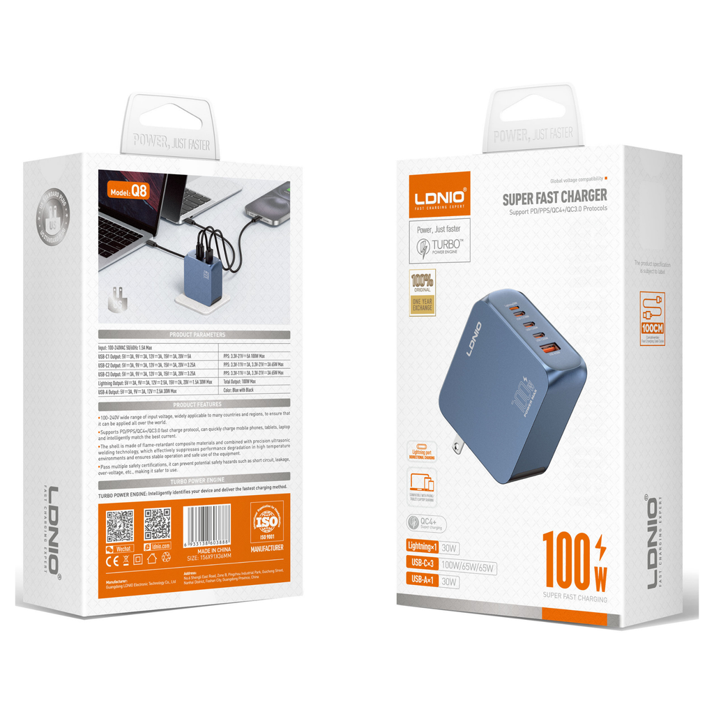 Ldnio Super Fast Charger Q8