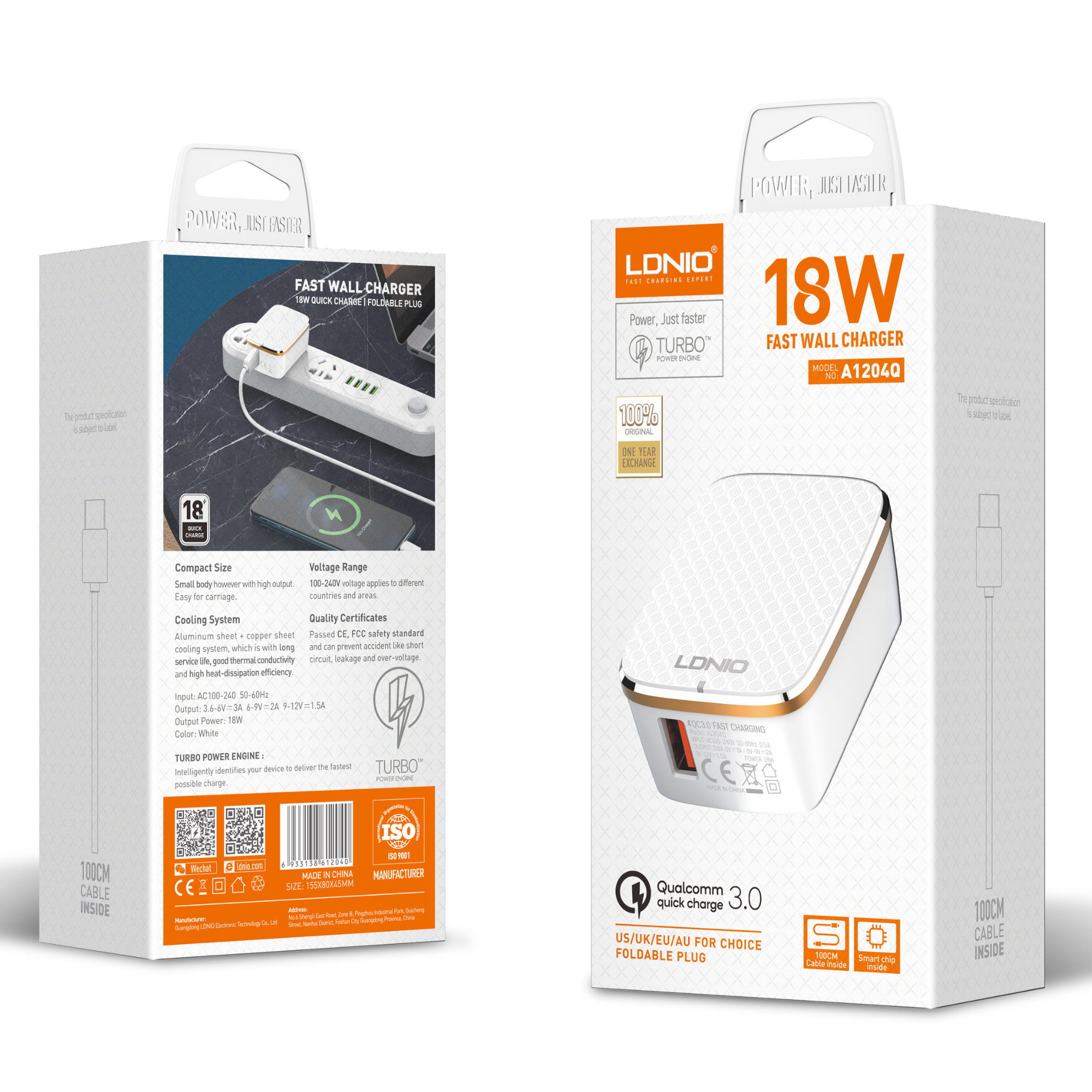 Ldnio QC3.0 Fast Charger A1204Q