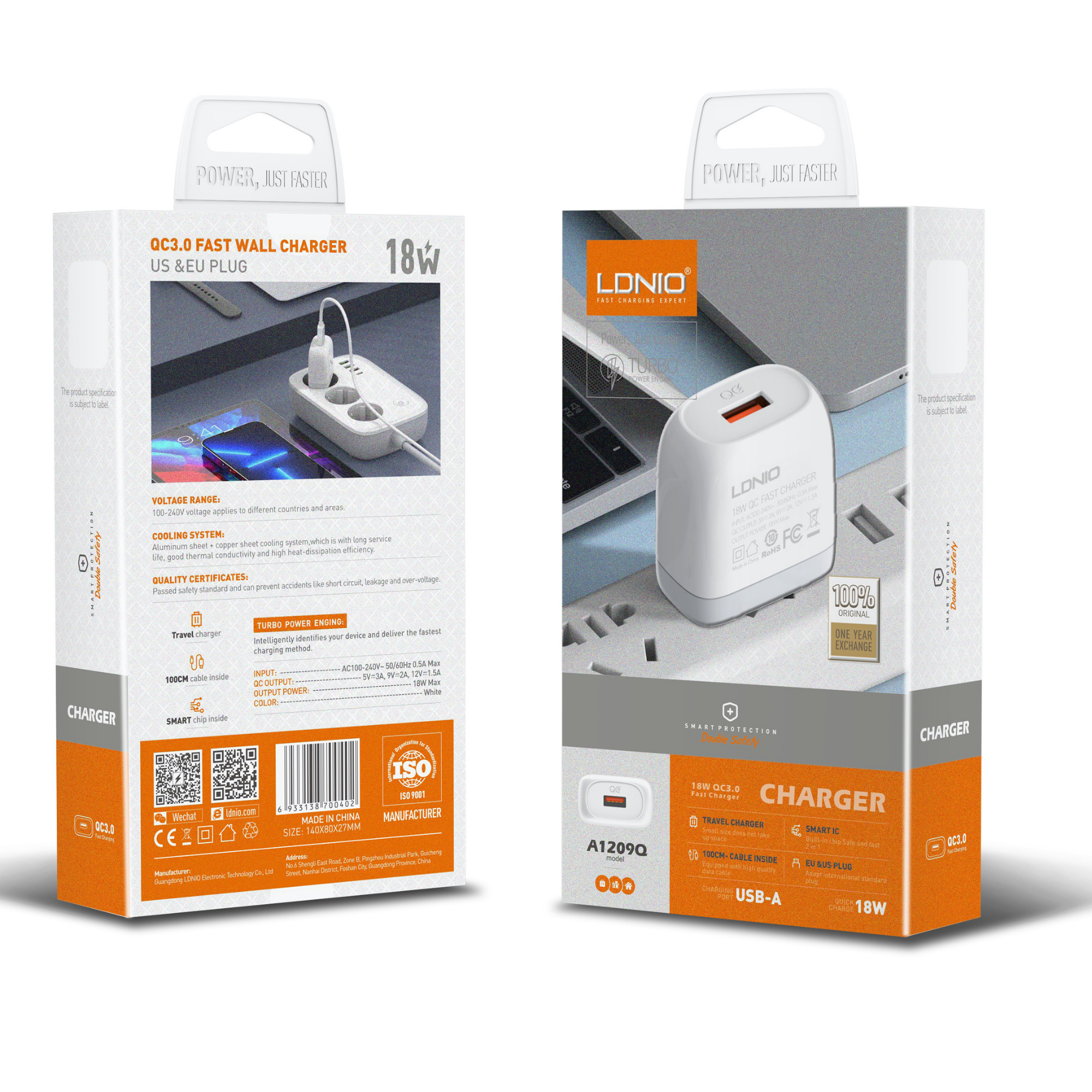 Ldnio OC3.0 Fast Charger A1209Q