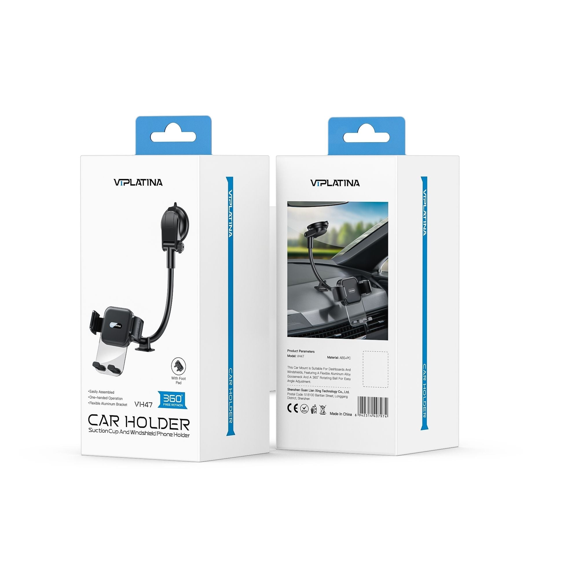 VIPLatina Car Holder Suction Cup & Windshield VH47