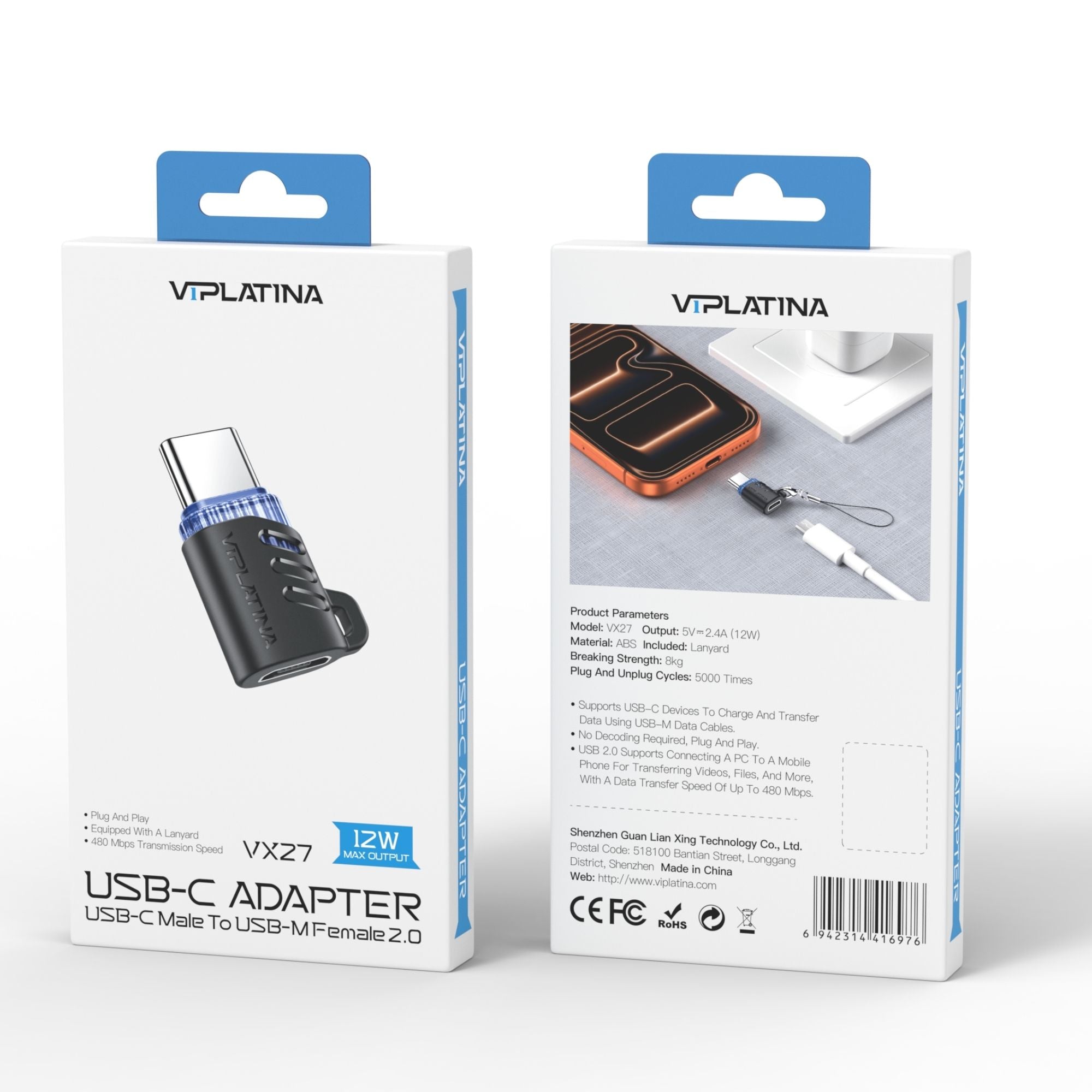 VIPLatina USB C Adapter VX27