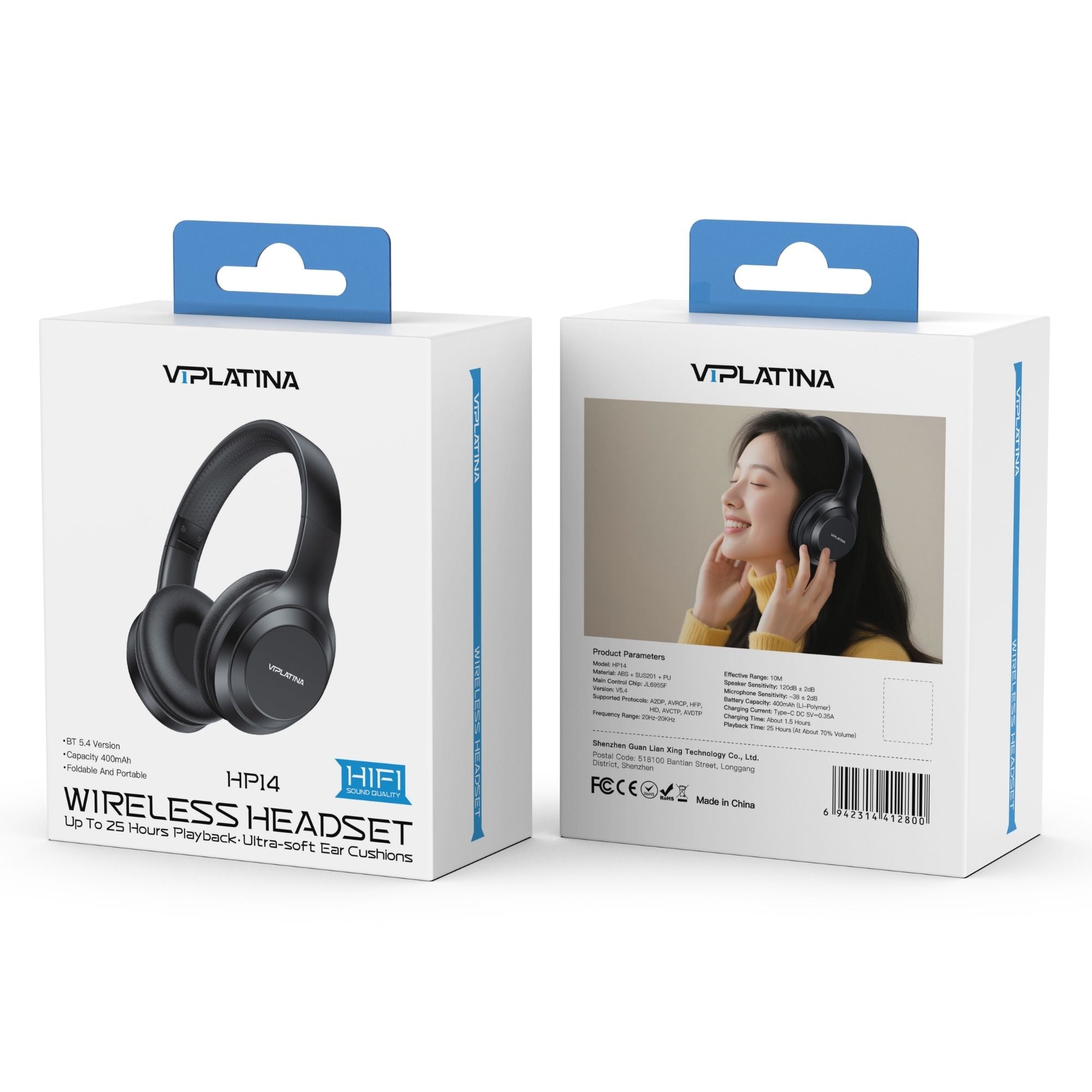 VIPLatina Wireless Headset HP14