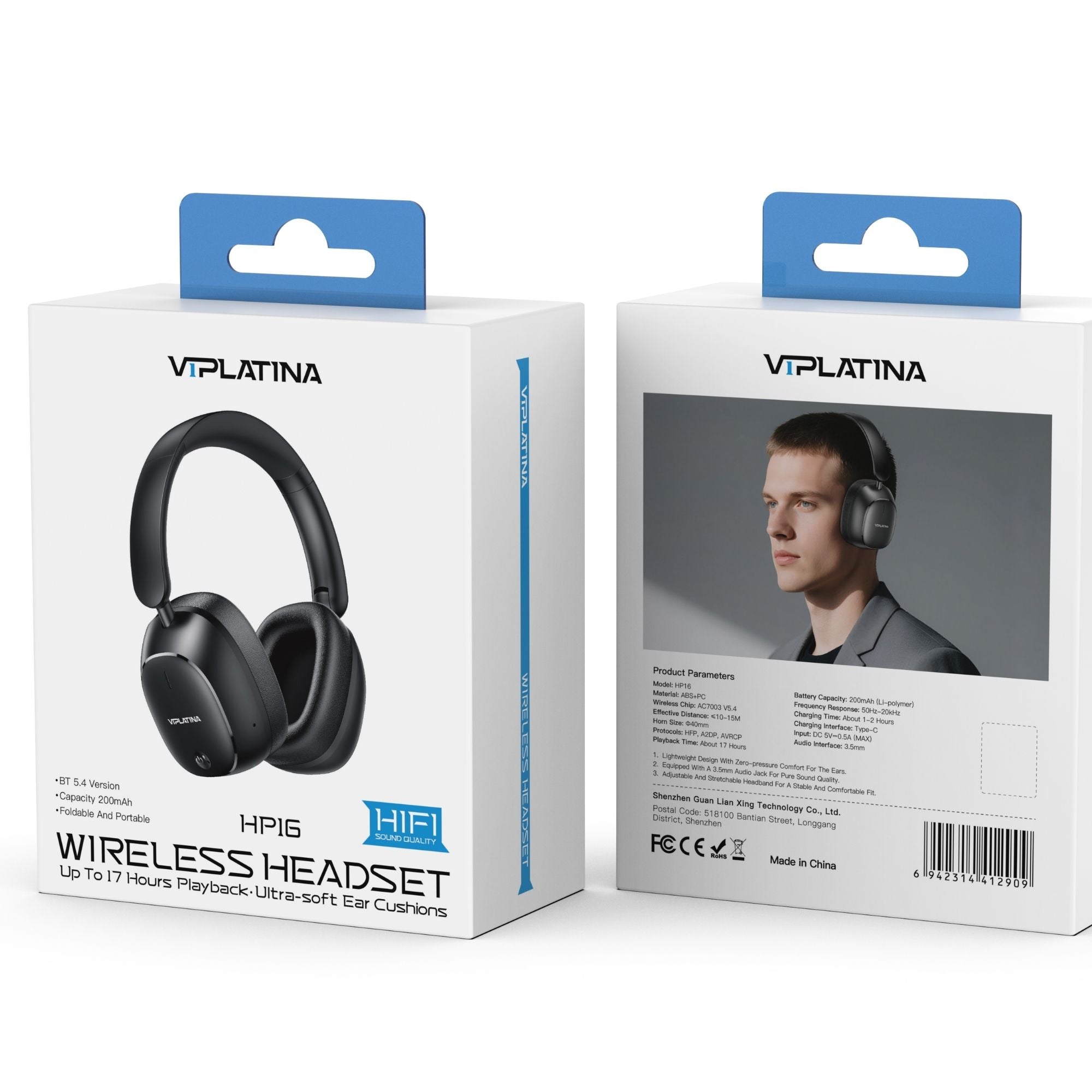 VIPLatina Wireless Headset HP16