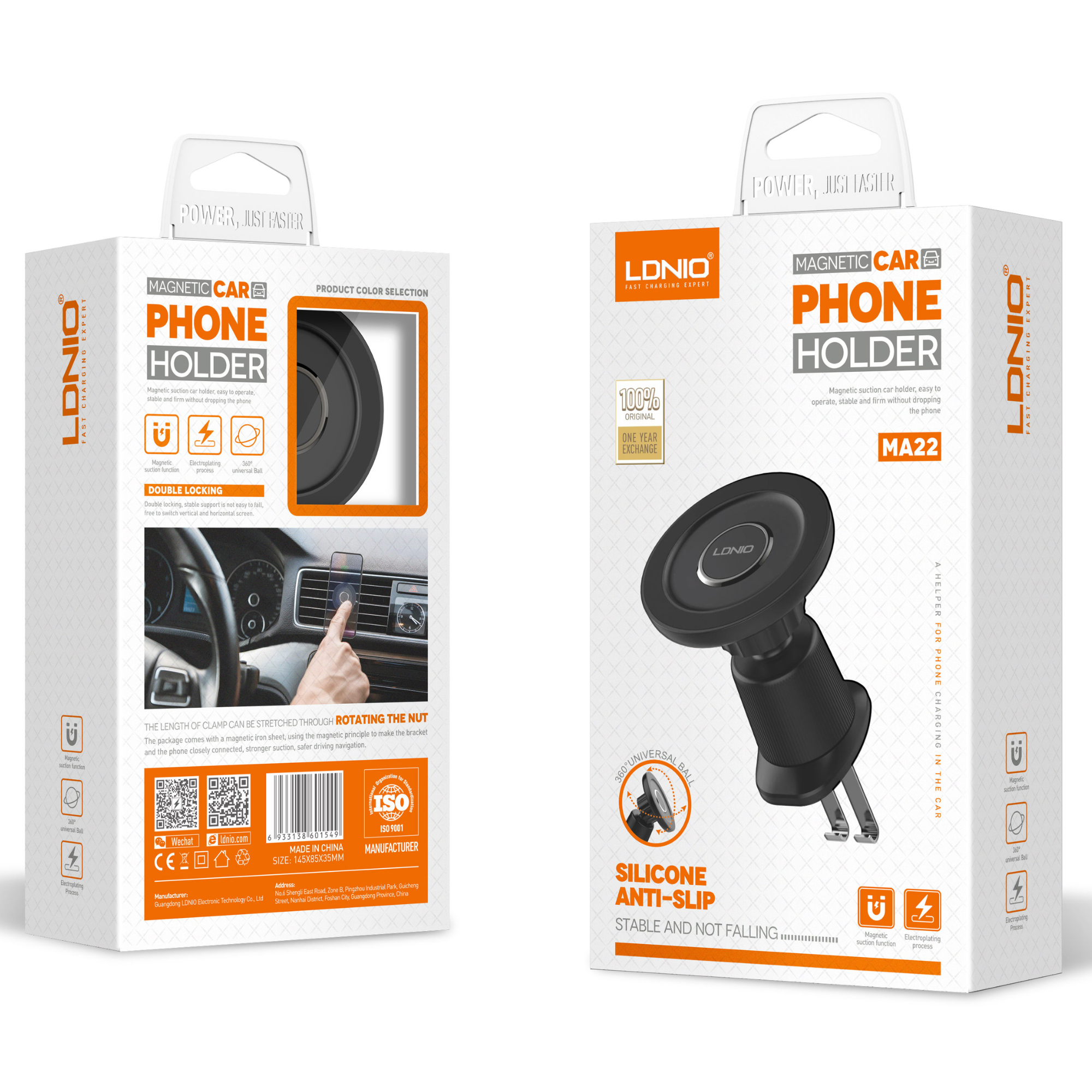 Ldnio Silicone Magnetic Car Phone Holder MA22