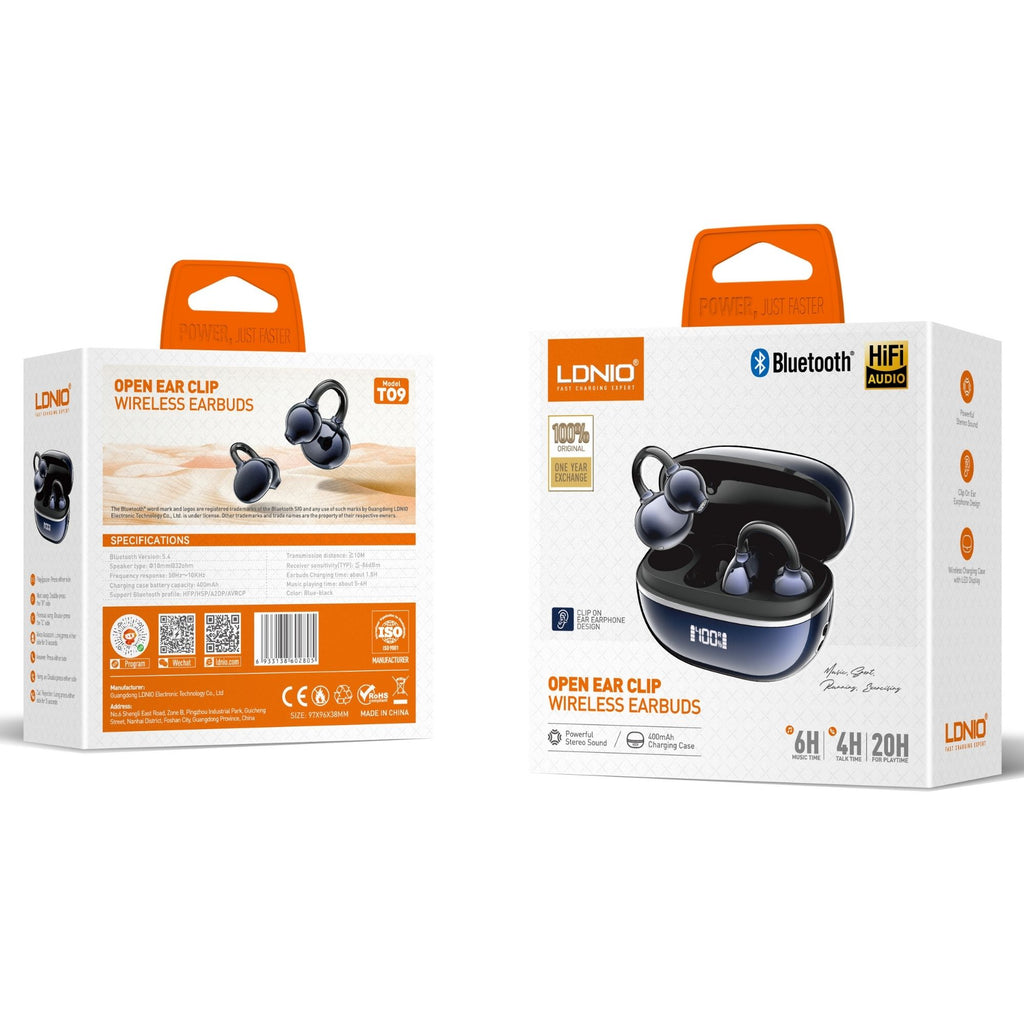 Ldnio Open Ear Clip Wireless Earbuds T09