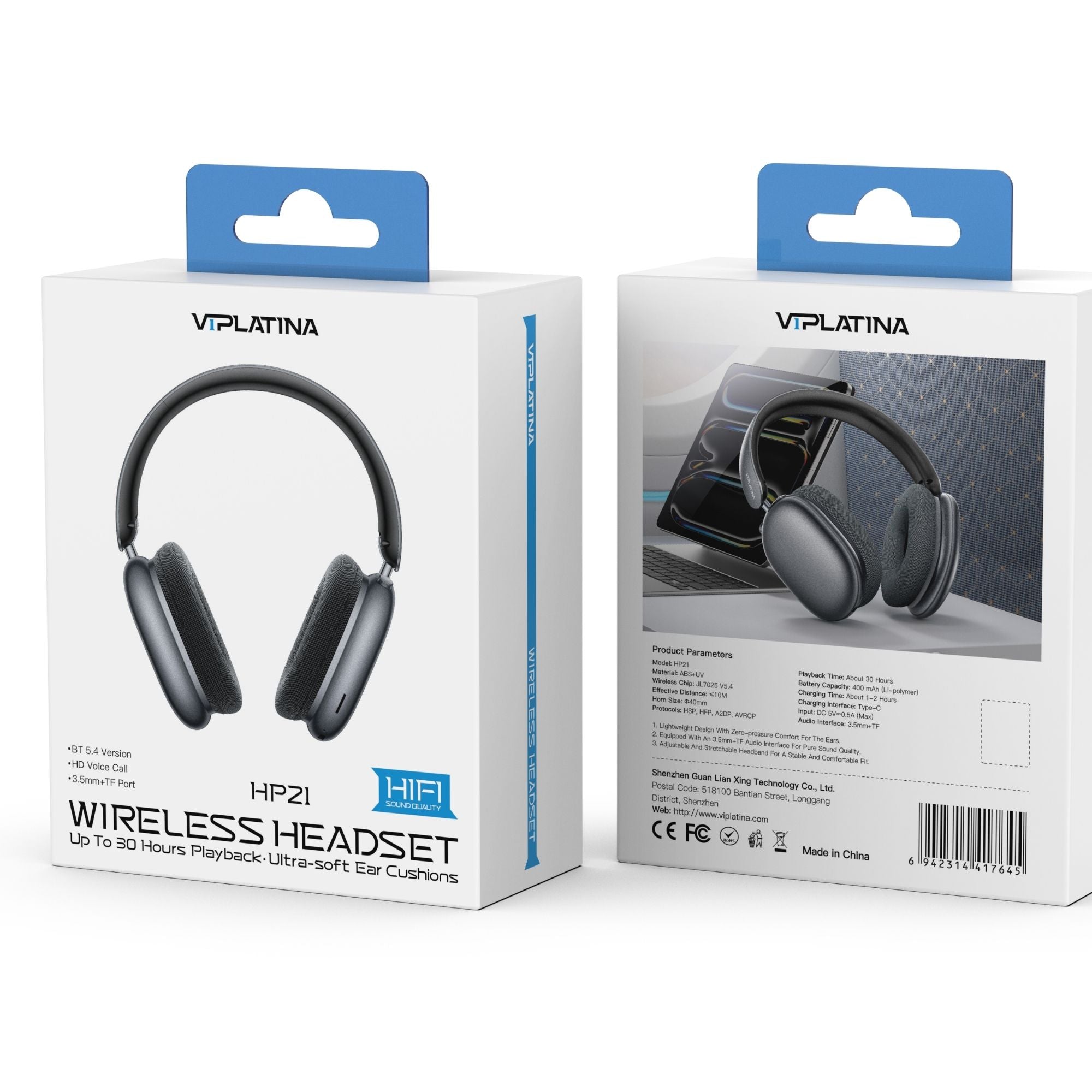 VIPLatina Wireless Headset HP21