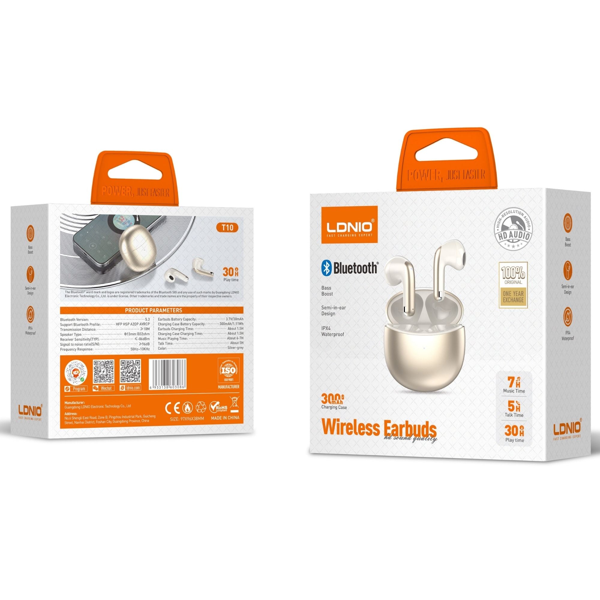 Ldnio Wireless Earbuds T10