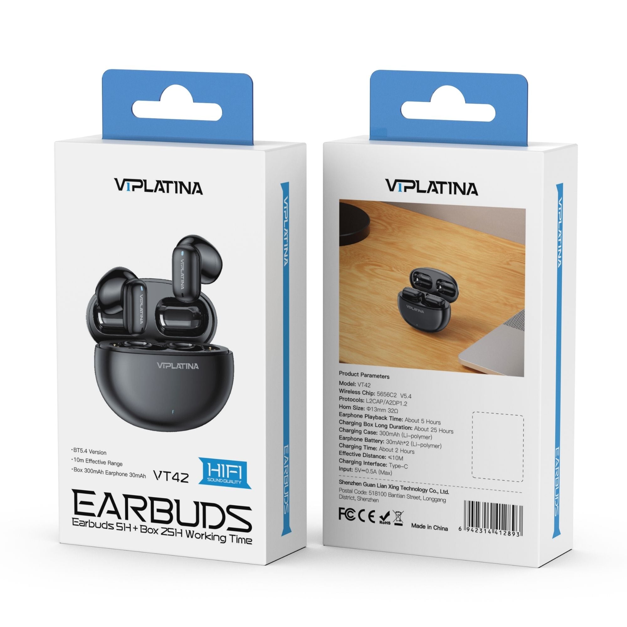 VIPLatina Earbuds VT42
