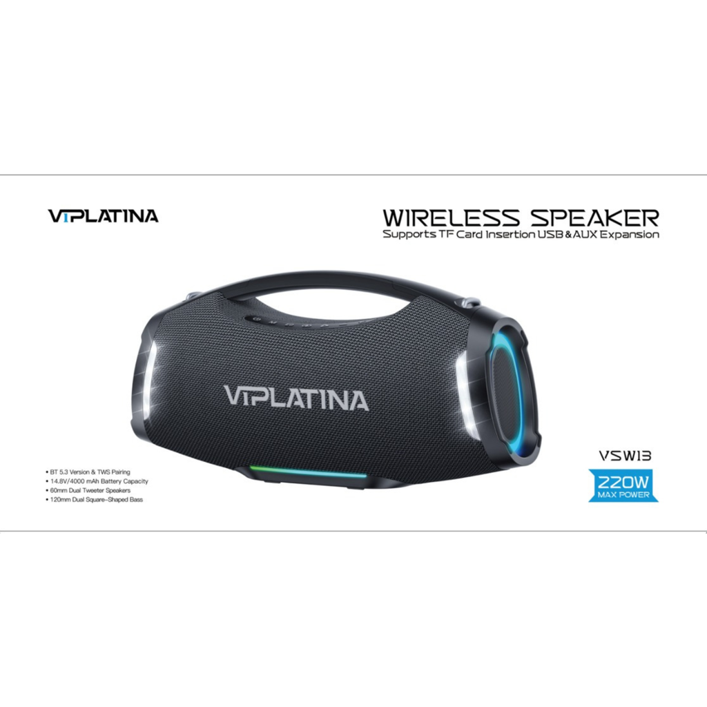 VIPLATINA WIRELESS SPEAKER 220W VSW13