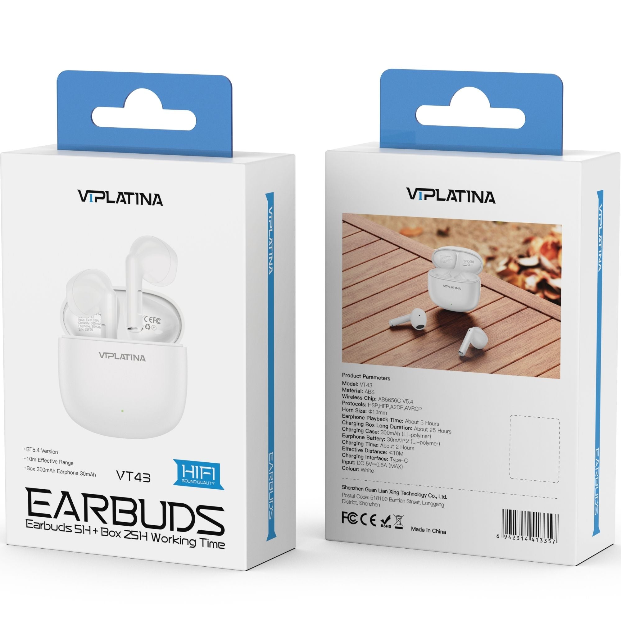 VIPLatina Earbuds VT43