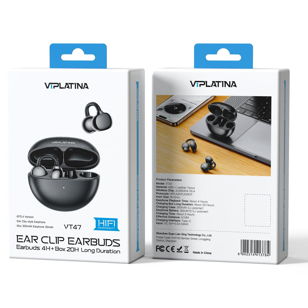 VIPLatina Ear clip Earbuds VT47