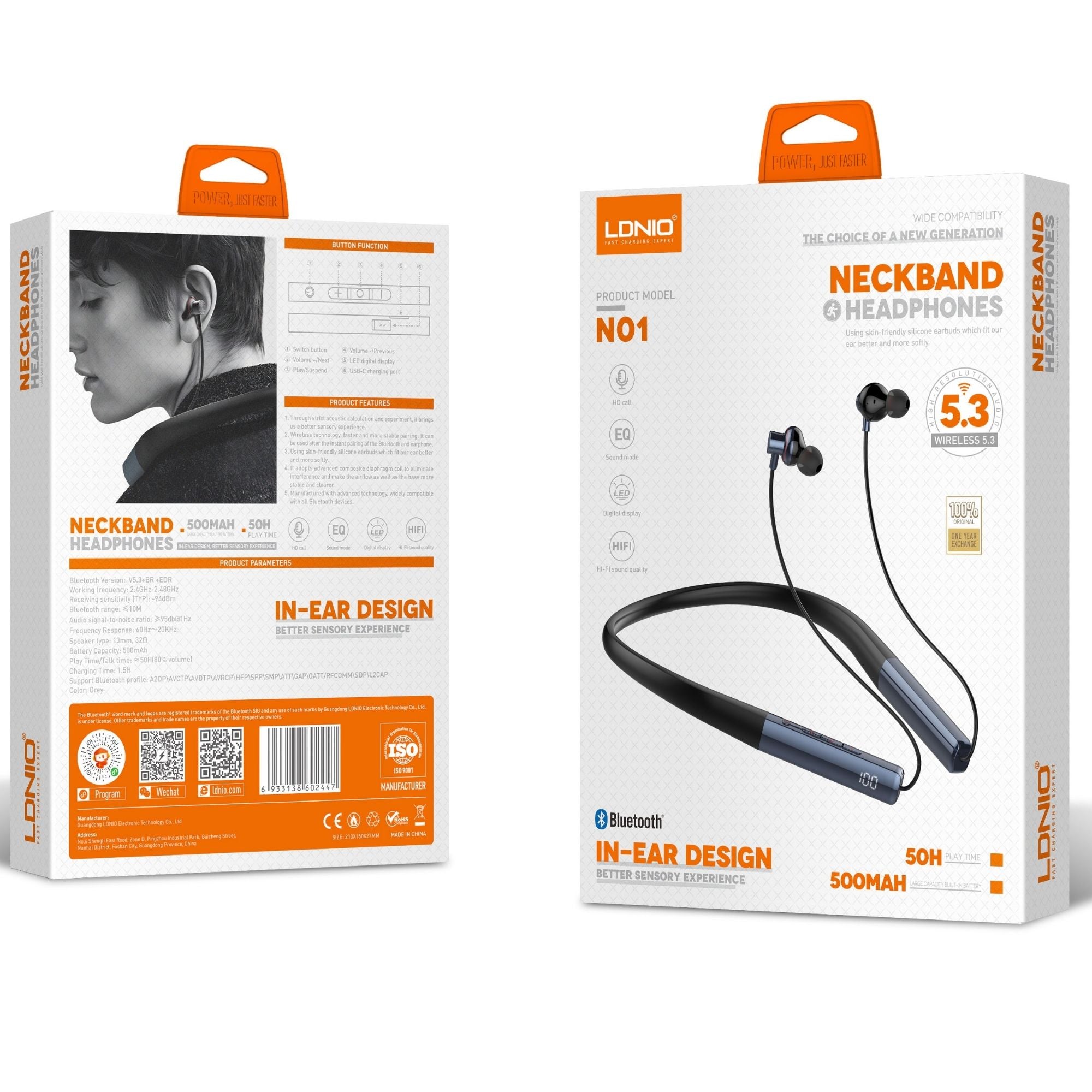 Ldnio Neckband Headphones N01