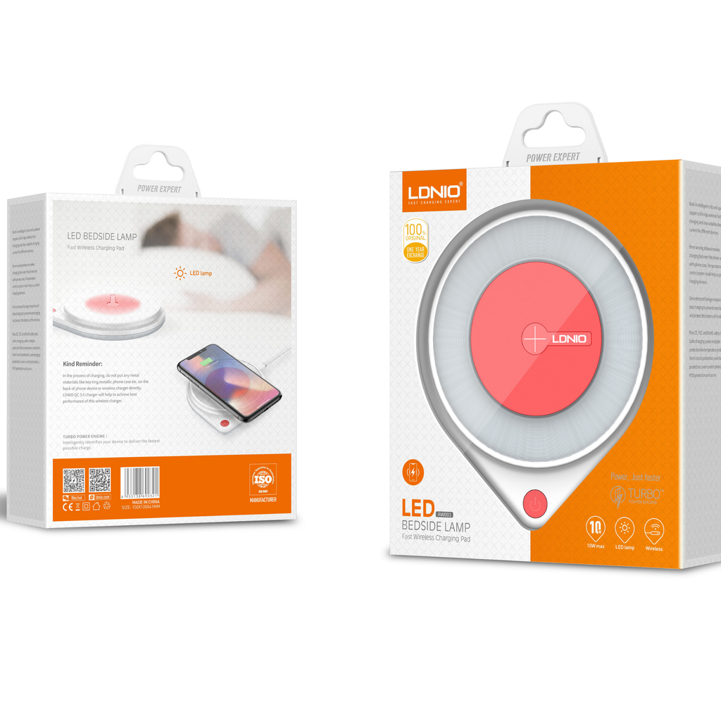 Ldnio Bedside Lamp & Wireless Charging AW001