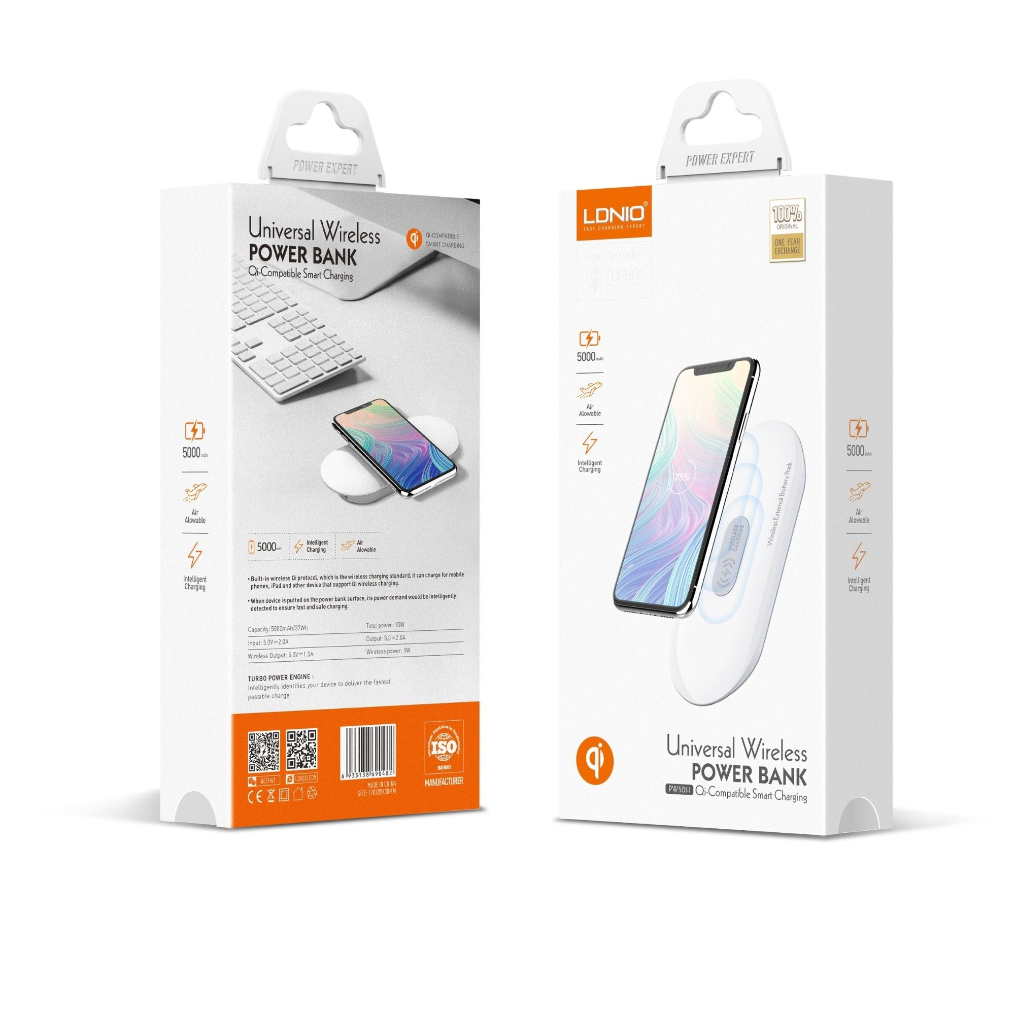 Ldnio Wireless Uinversal Power Bank PW501-1