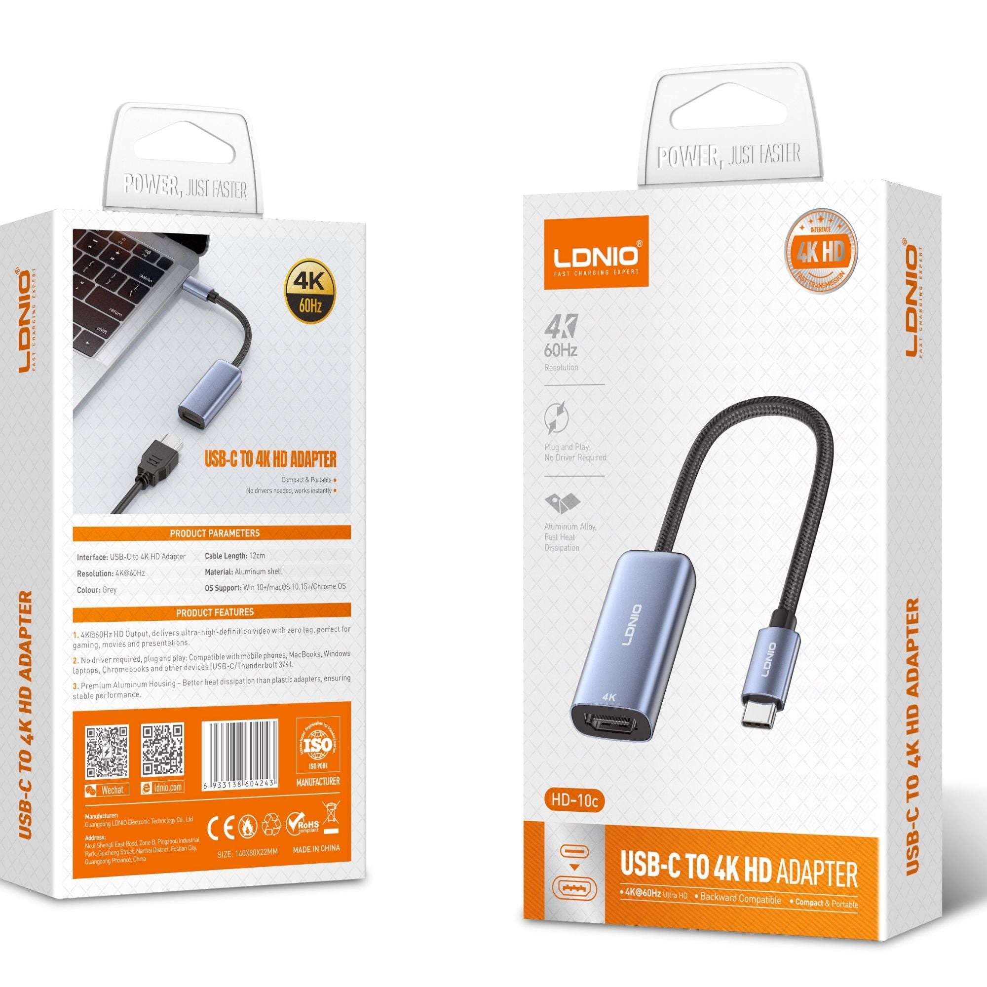 Ldnio USB-C to 4K HD Adapter HD-10c