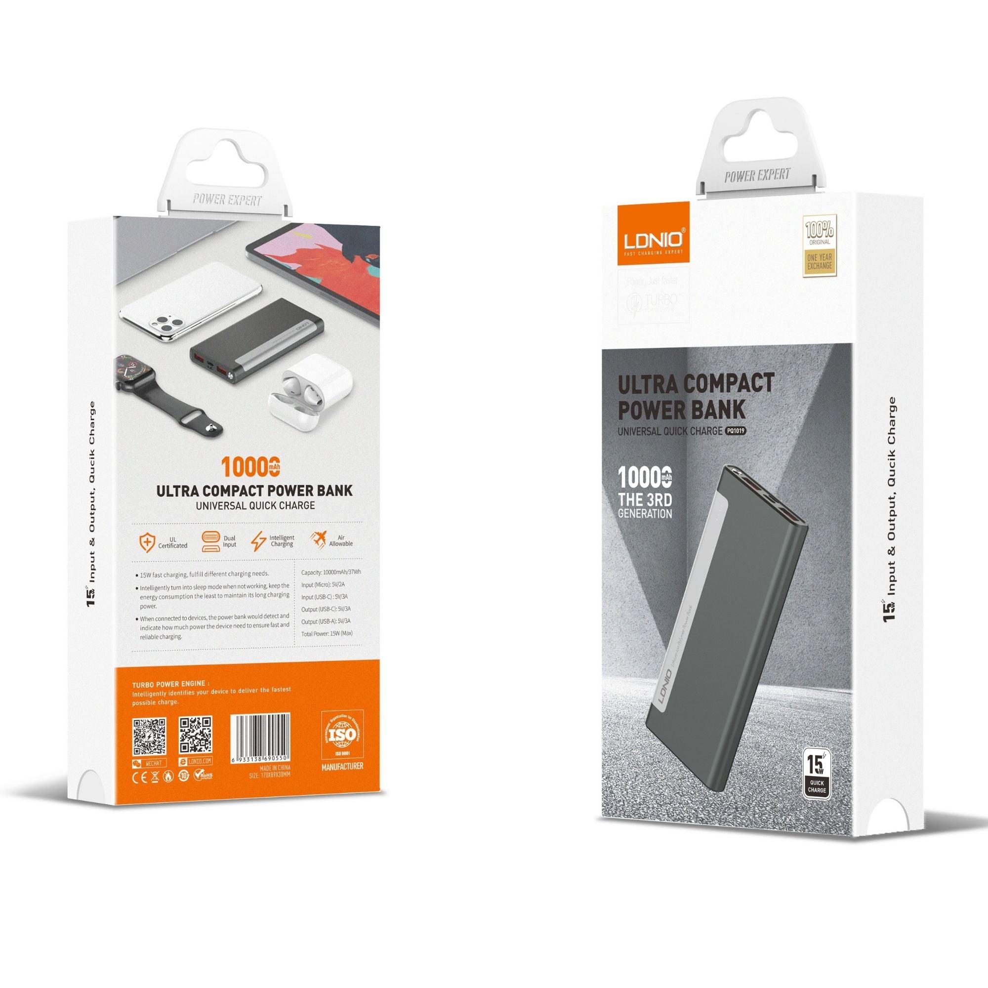 Ldnio Ultra Compact Power Bank PQ1019