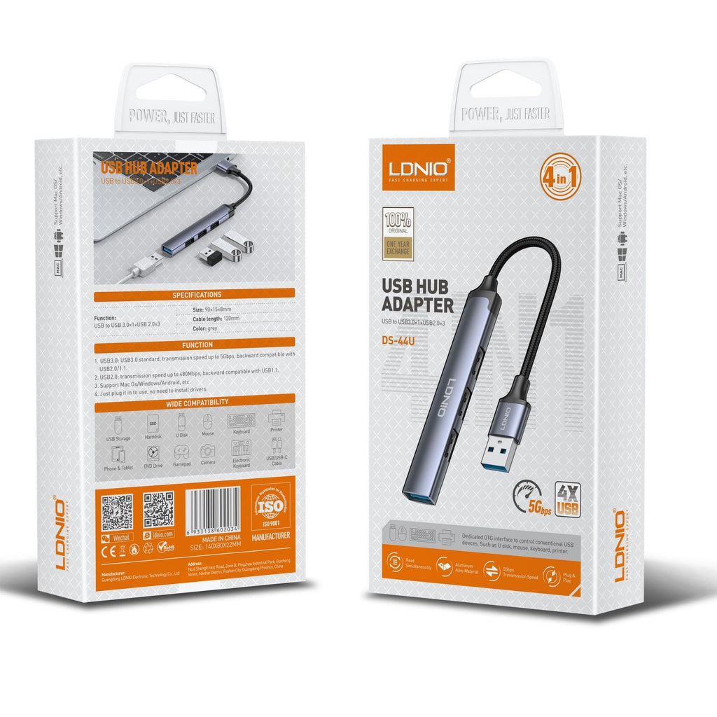 Ldnio USB Hub Adapter DS-44u
