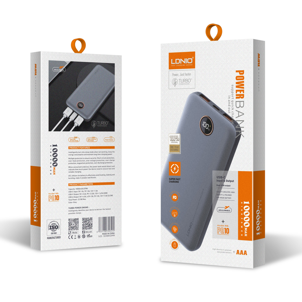 Ldnio Super Quick Charge Power Bank PQ10
