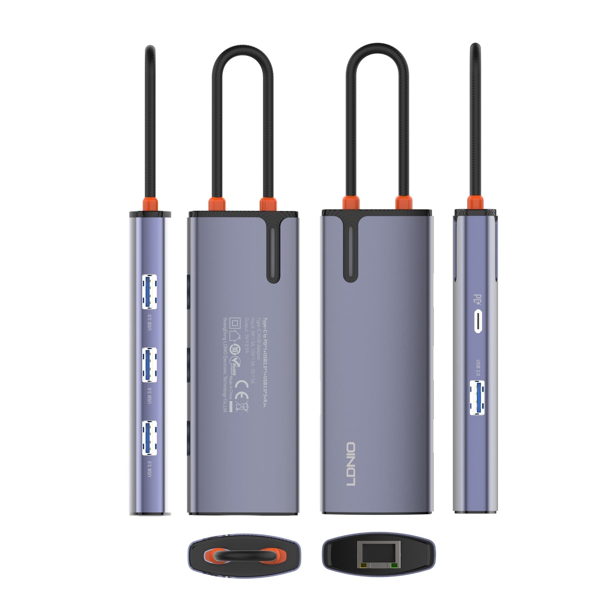 Ldnio Type-C Hub Adapter (6 in 1) DS-16u