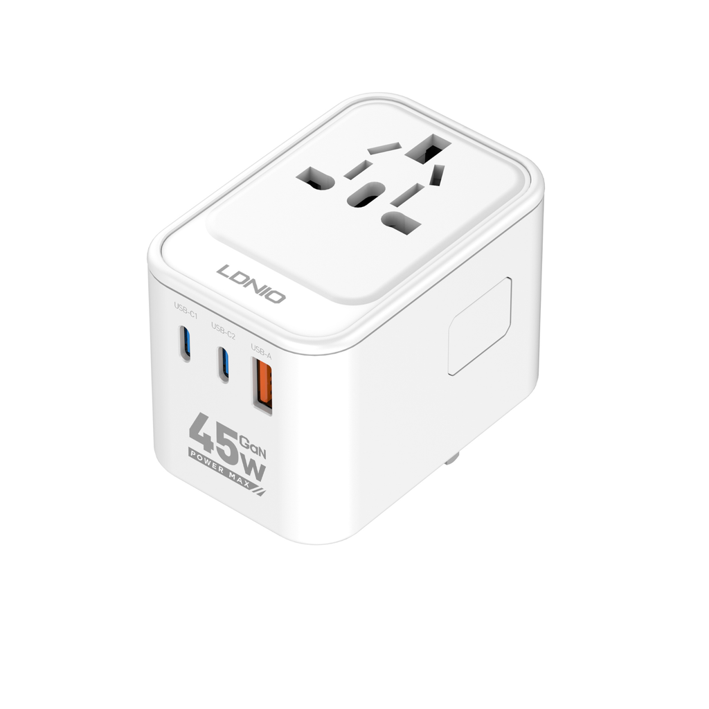 Ldnio Travel Converter Adapter (PD + QC3.0) Z8