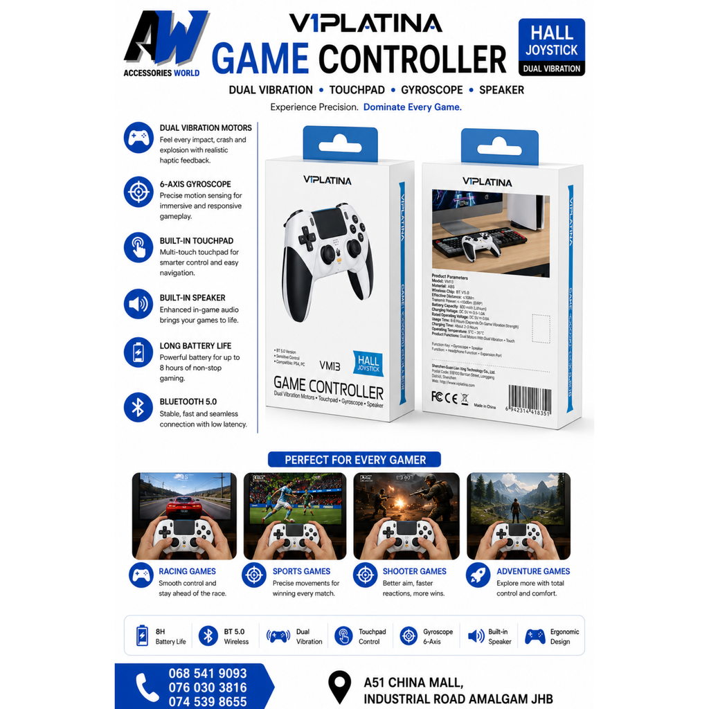 VIPLATINA VM13 WIRELESS CONTROLLER