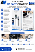 VIPLATINA USB-C TO USB-L 27W