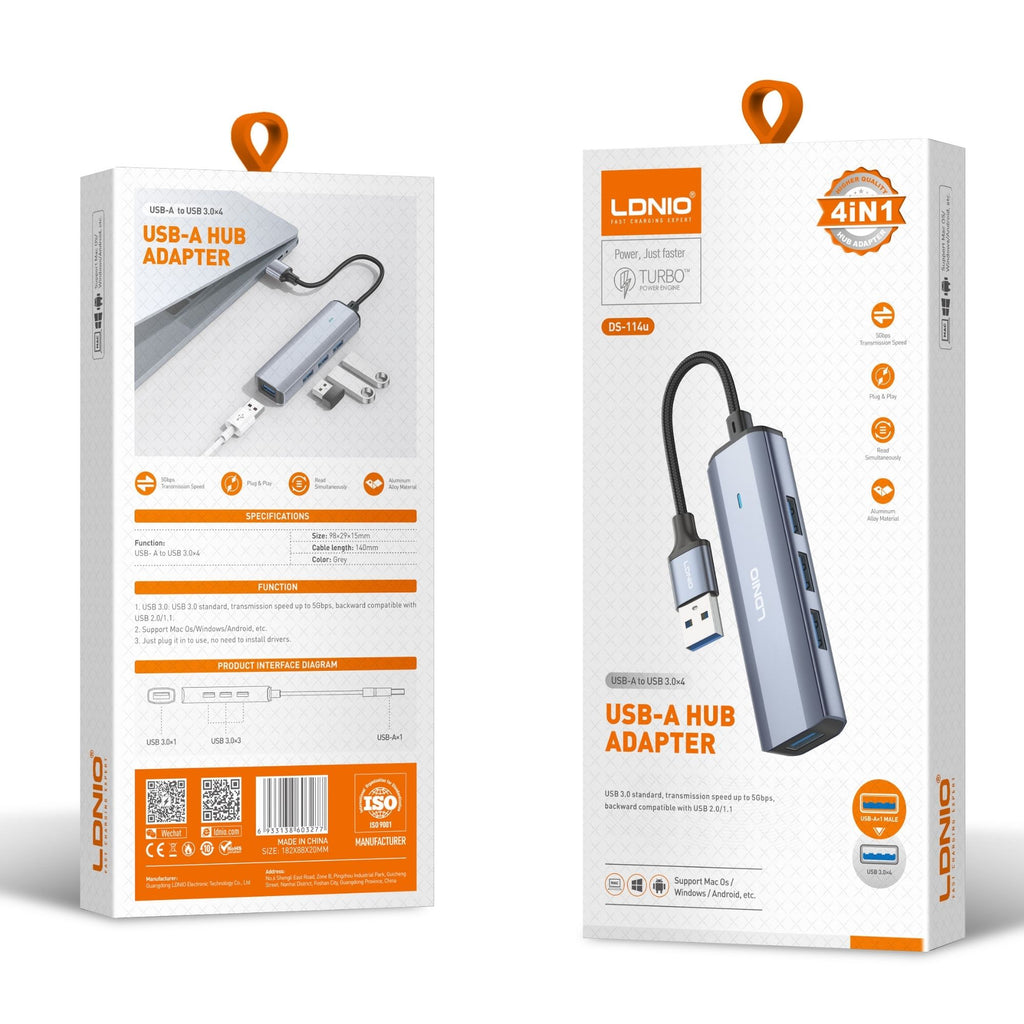 Ldnio USB-A Hub Adapter DS-114u