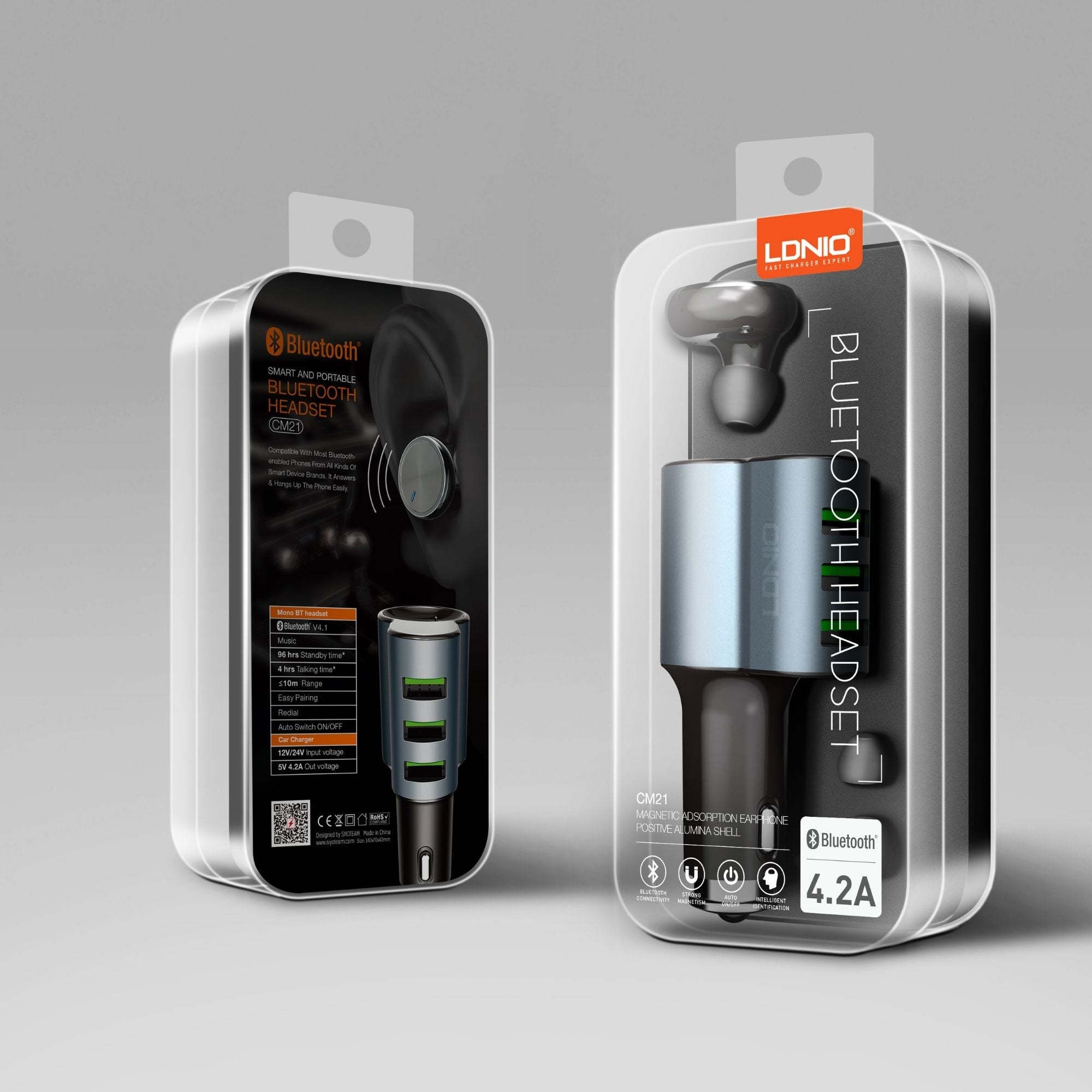 Ldnio Blutetooh Headset + Charger CM21