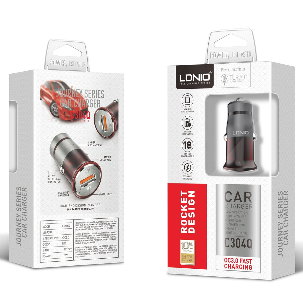 Ldnio Rocket Design Car Charger C304Q