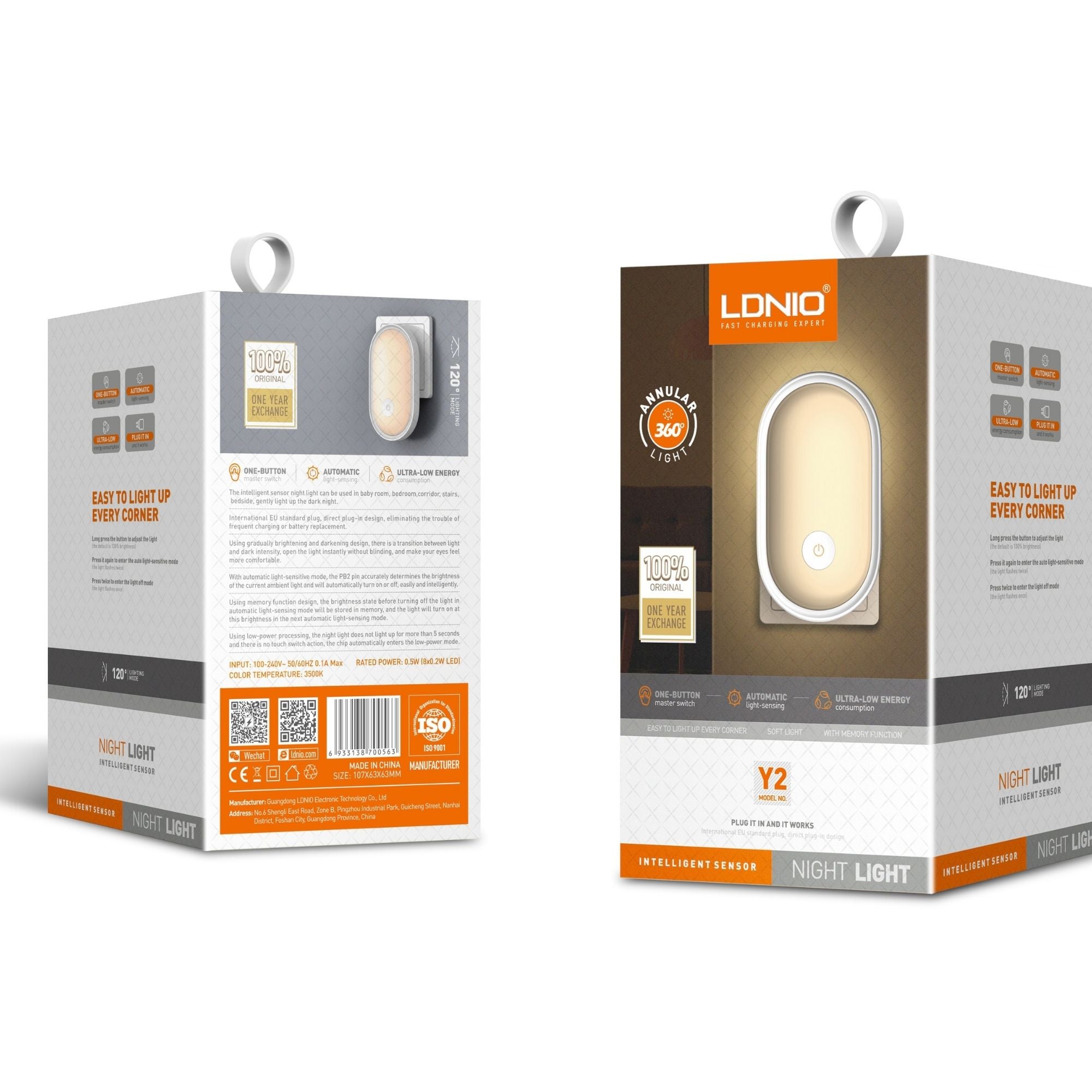 Ldnio Night Light Y2