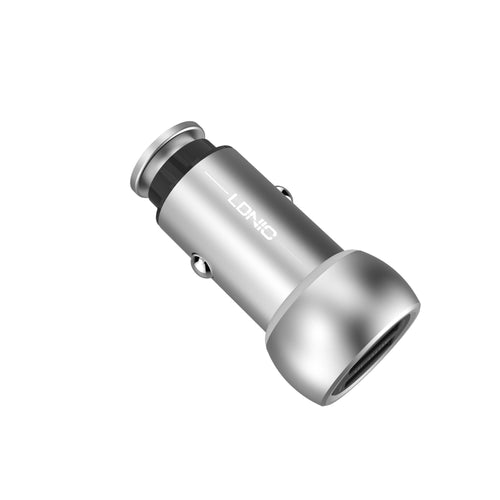 Ldnio 3.6A Zinc Alloy Auto-ID Dual USB Car Charger C401