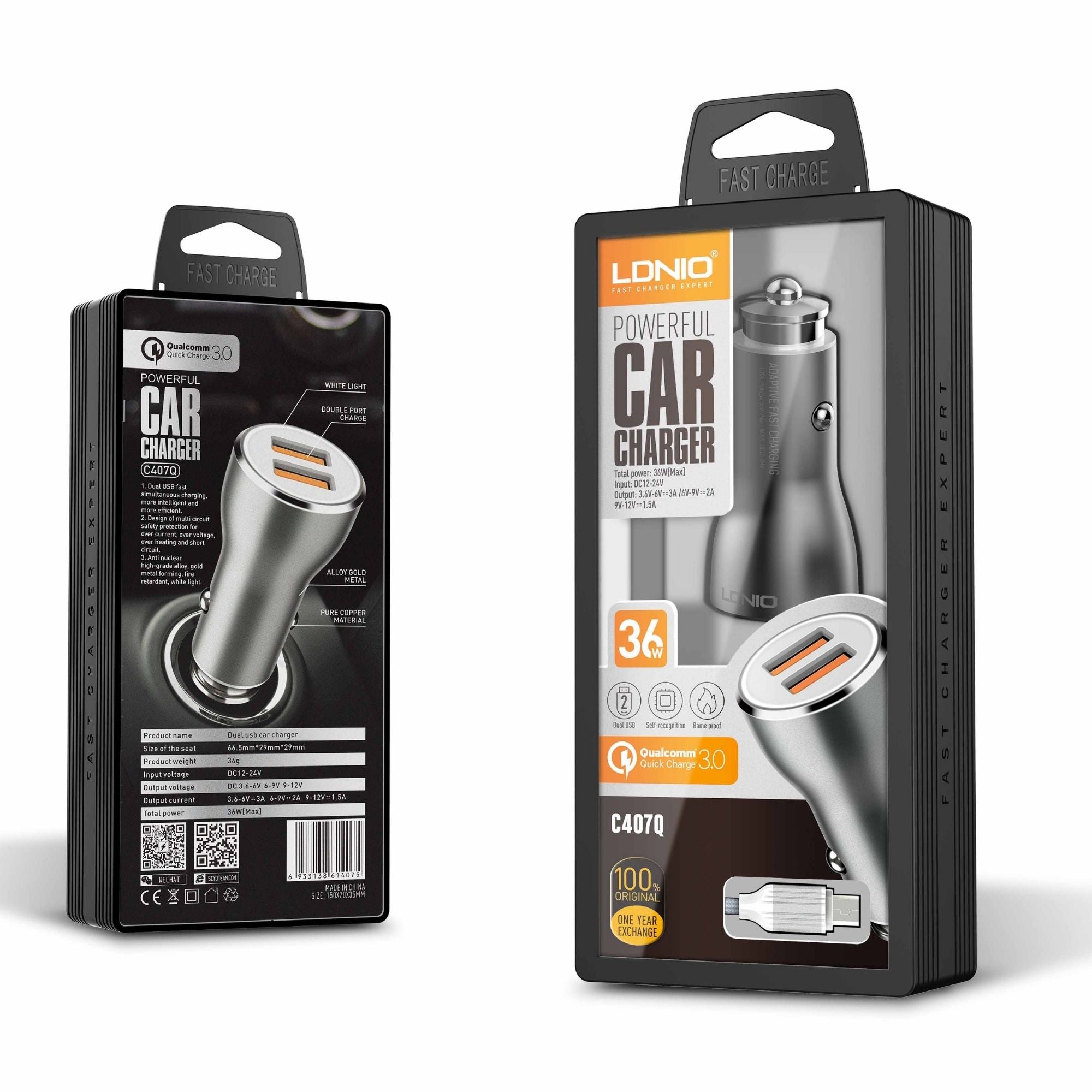 Ldnio Powerful Car Charger C407Q
