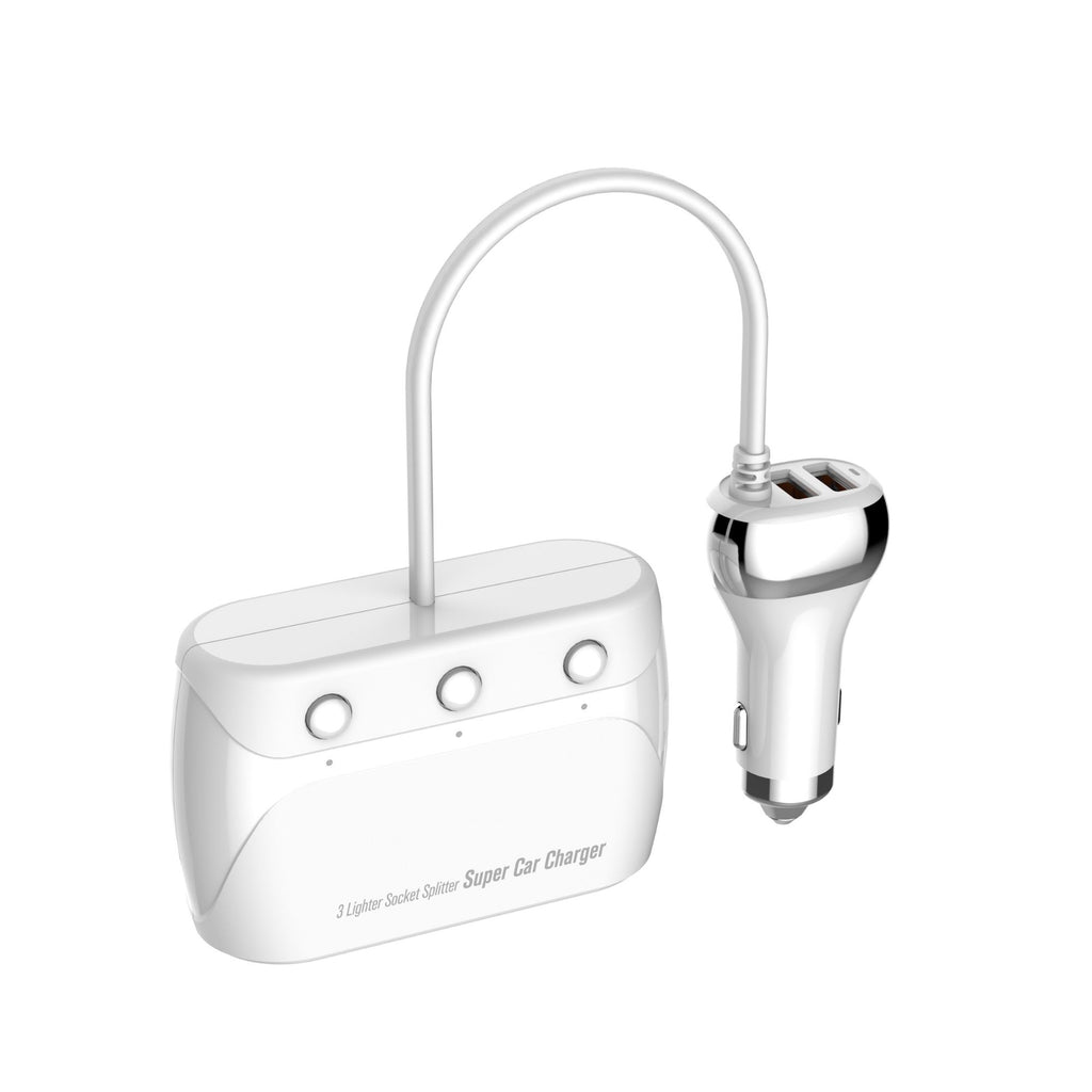 Ldnio Socket Splitter Super Car Charger C504