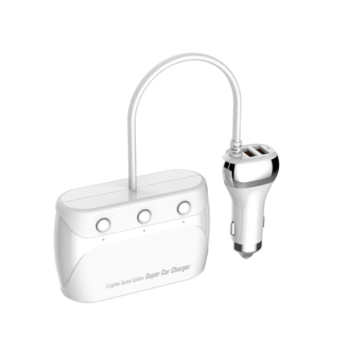 Ldnio Socket Splitter Super Car Charger C504