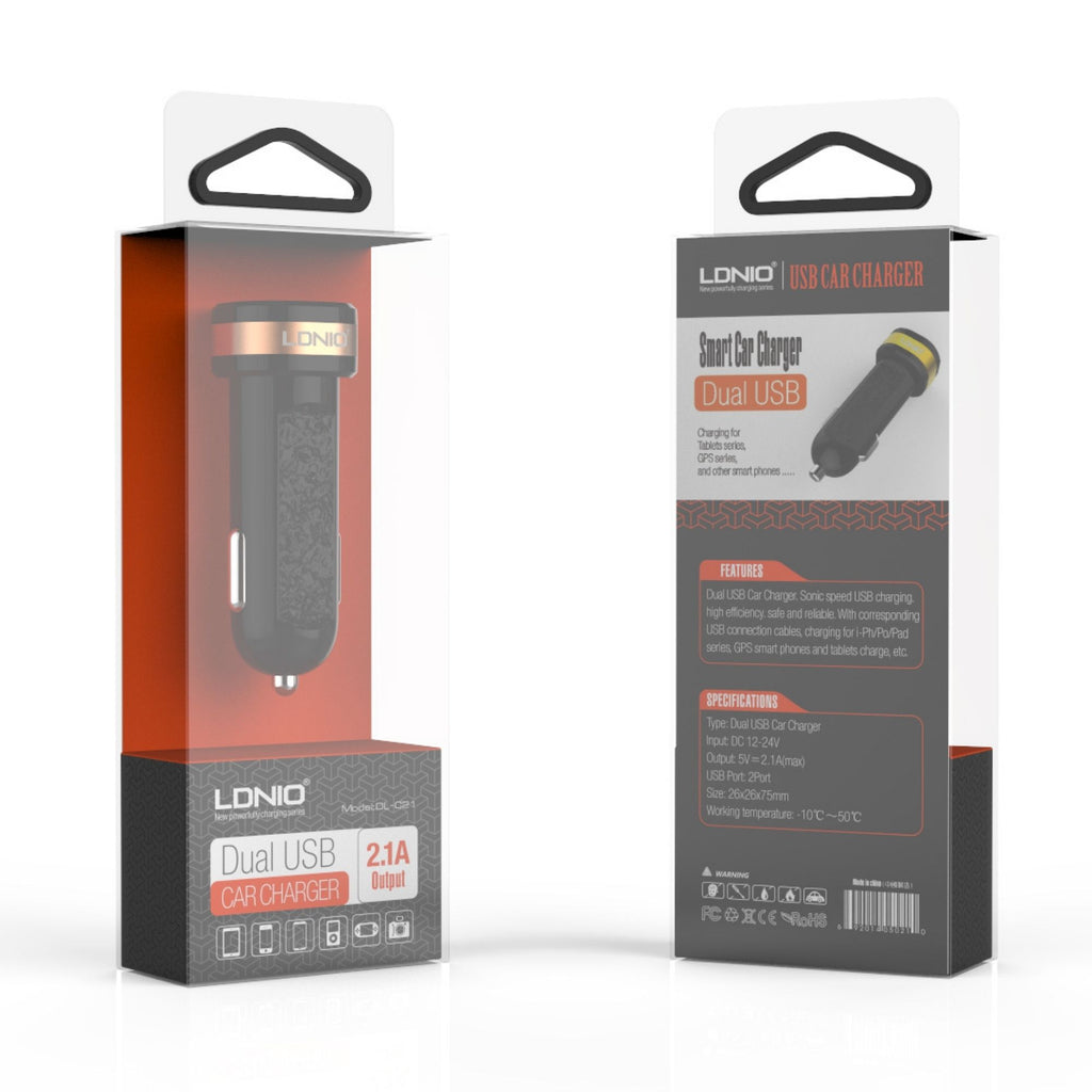 Ldnio Smart Dual USB Car Charger DL-C21