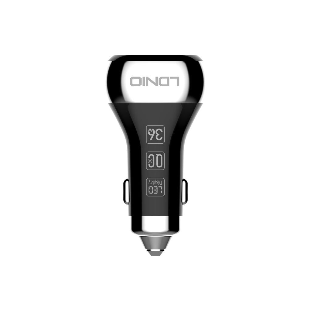 Ldnio LED Display Dual Fast Car Charger C2