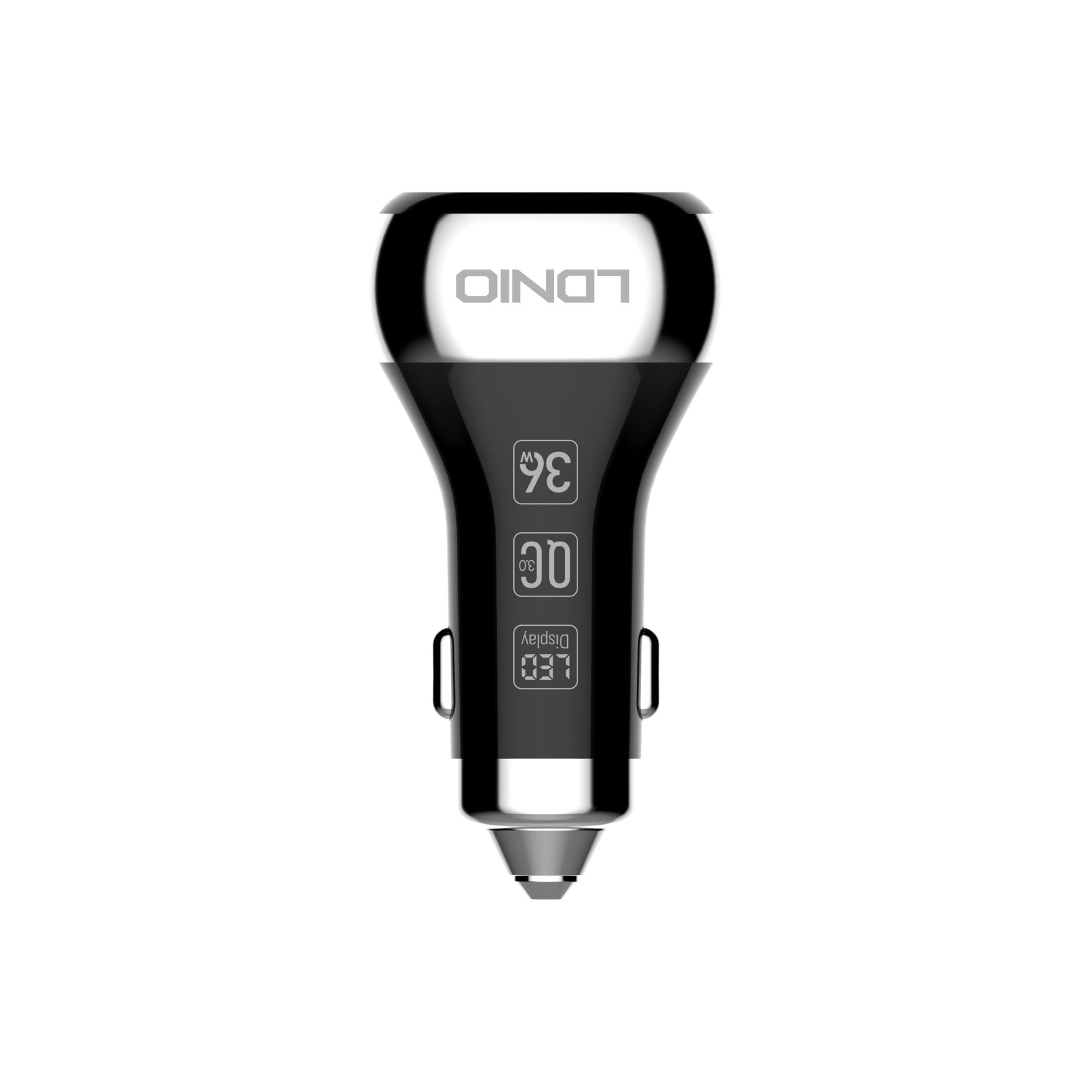 Ldnio LED Display Dual Fast Car Charger C2