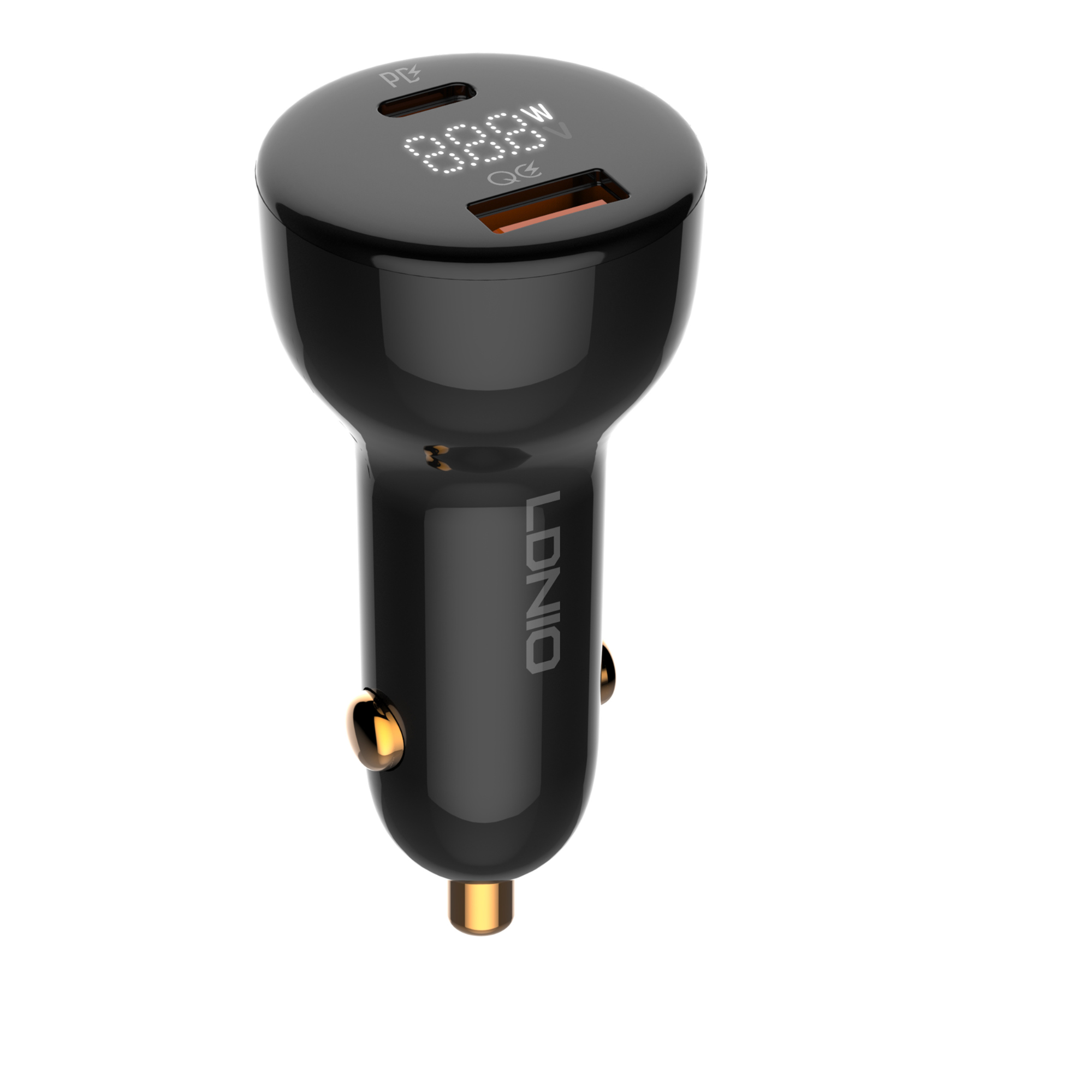 Ldnio Super Fast Car Charger (Cable Inside) C101