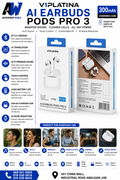 VIPLATINA AI EARBUDS PODS PRO 3 VT52