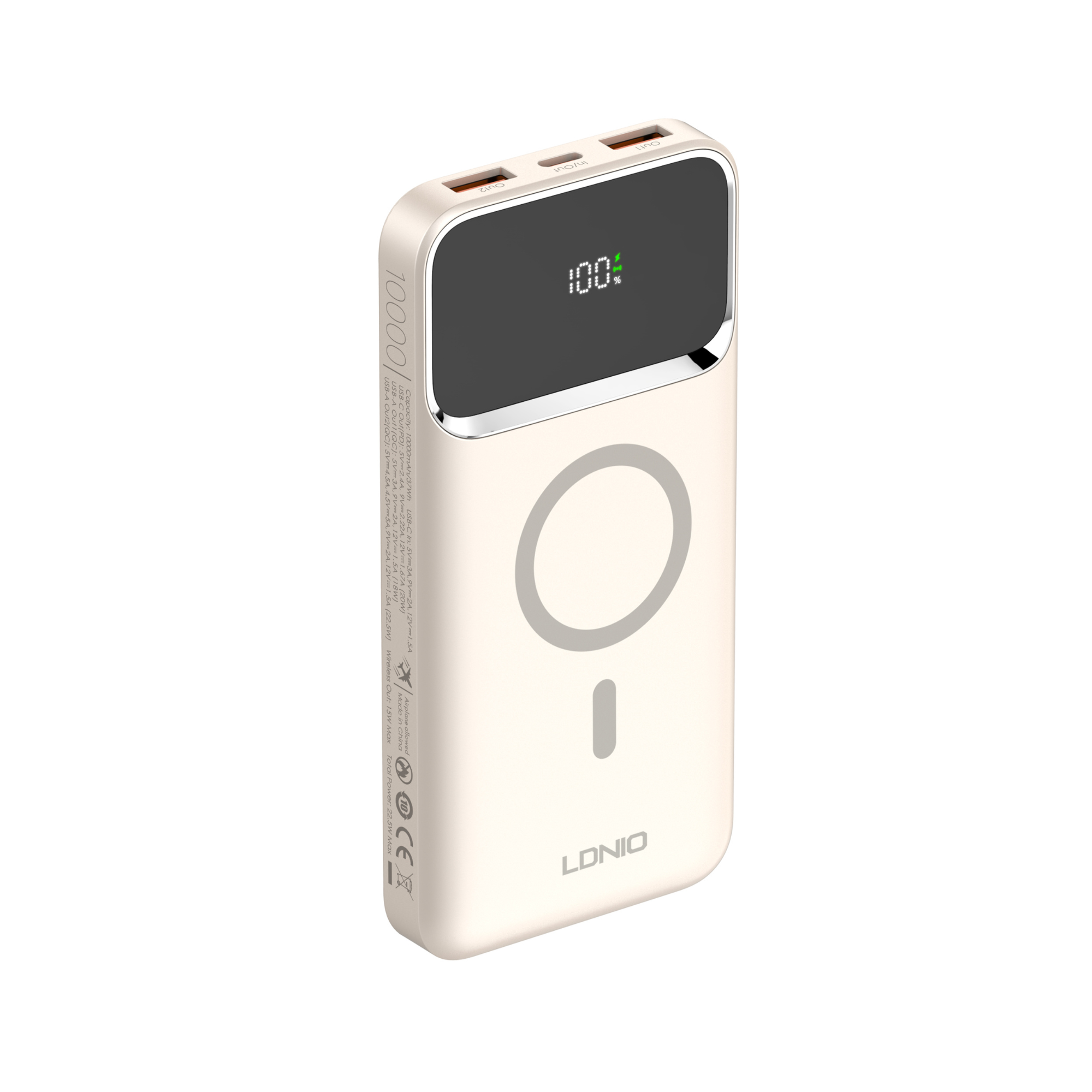 Ldnio Magnetic Wireless Power Bank PQ12