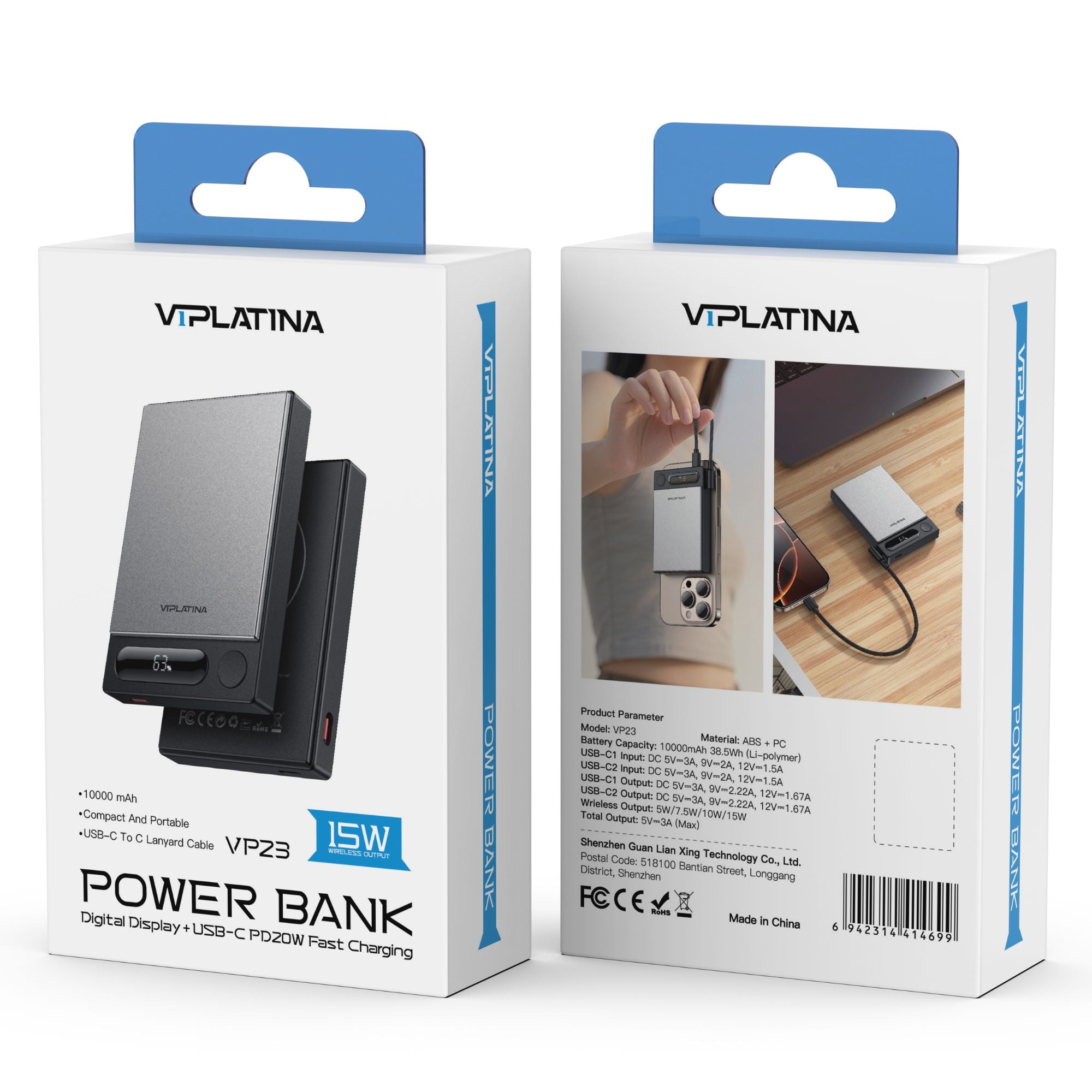 VIPLatina Power Bank VP23